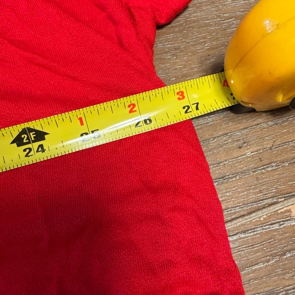 Ellos Bright Red Blouse - Picture 4 of 6